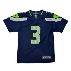 Seattle Seahawks Russell Wilson #3 Football NFL Nike Jersey Youth Sz M